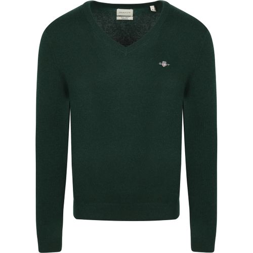 Sweatshirts Pullover Col-V Wool Blend Vert Foncé - Gant - Modalova