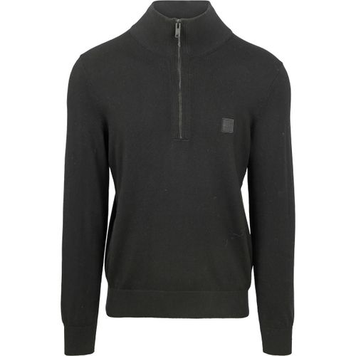 Sweatshirts Pull Kanobix Demi-Zip Noir - BOSS - Modalova