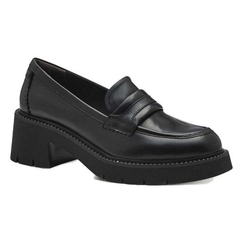 Mocassins black leather classic closed loafers - Tamaris - Modalova