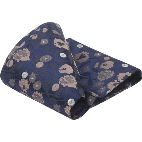 Accessoires Pochette de Costume Soie Fleurs Marine - Suitable - Modalova