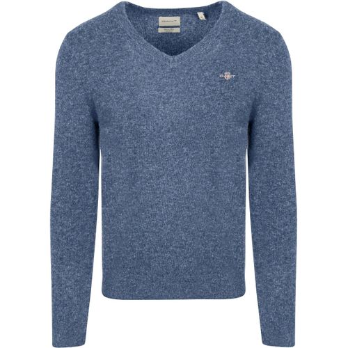 Sweatshirts Pullover Col-V Wool Blend Bleu - Gant - Modalova