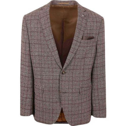 Veste Colbert Heleen Marron A Carreaux - Suitable - Modalova
