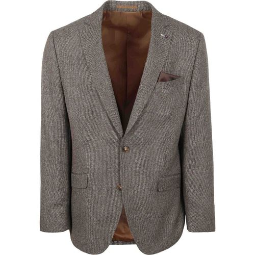 Veste Adapté Colbert Heleen Mélange Marron - Suitable - Modalova