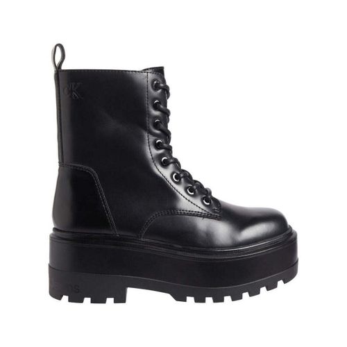 Bottines flatform high lace up booties - Calvin Klein Jeans - Modalova
