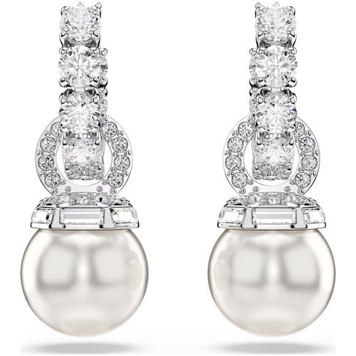 Boucles oreilles Créoles Matrix Pearl - Swarovski - Modalova