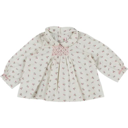 Blouses Blouse blanc cassé, rose brodée main - Bonpoint - Modalova