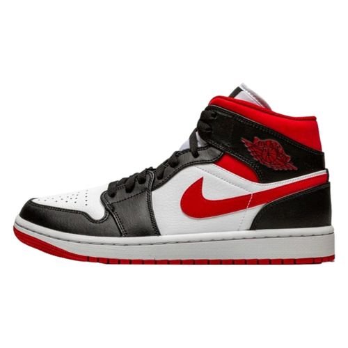 Baskets montantes 1 Mid Gym Red Black White - Nike - Modalova