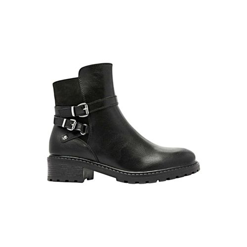 Bottines Bottines s plates avec brides et boucles, Noir - Vera Collection - Modalova
