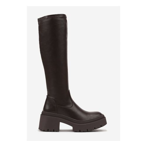 Bottes Bottes Marrons à Plateforme - Vera Collection - Modalova