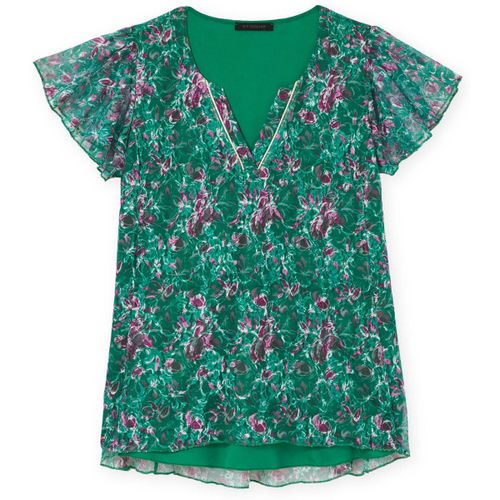 T-shirt by - Tee-shirt maille dentelle - Daxon - Modalova