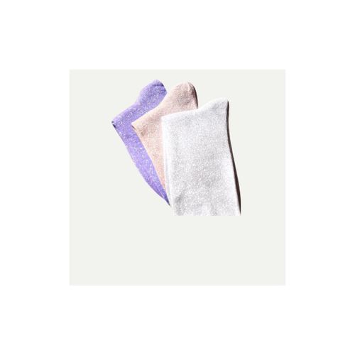 Chaussettes LOT DE 3 CHAUSSETTES BRILLANTES ROSE - Crazy Socks - Modalova