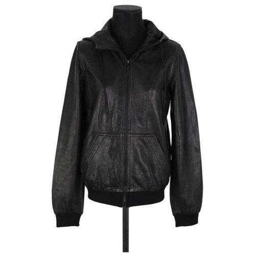 Veste Veste en cuir noire - Marc Jacobs - Modalova