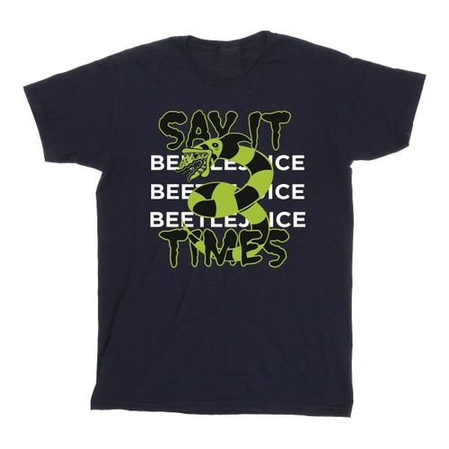 T-shirt Beetlejuice Say It 3 Times - Beetlejuice - Modalova