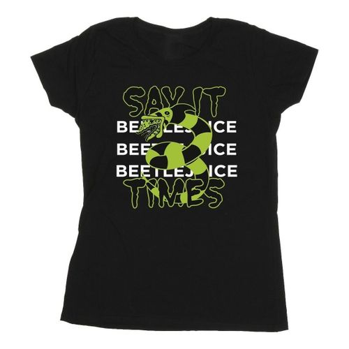 T-shirt Beetlejuice Say It 3 Times - Beetlejuice - Modalova