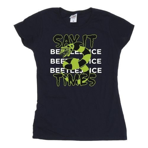 T-shirt Beetlejuice Say It 3 Times - Beetlejuice - Modalova
