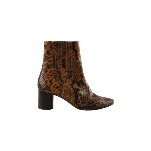 Boots Sandro Boots en cuir marron - Sandro - Modalova