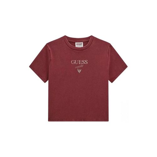 T-shirt W4BI05 J1314 GO VINTAGE BAKER-F5E9 VINO - Guess - Modalova