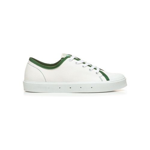 Baskets STC 70 Washed - White/Green - Sanjo - Modalova