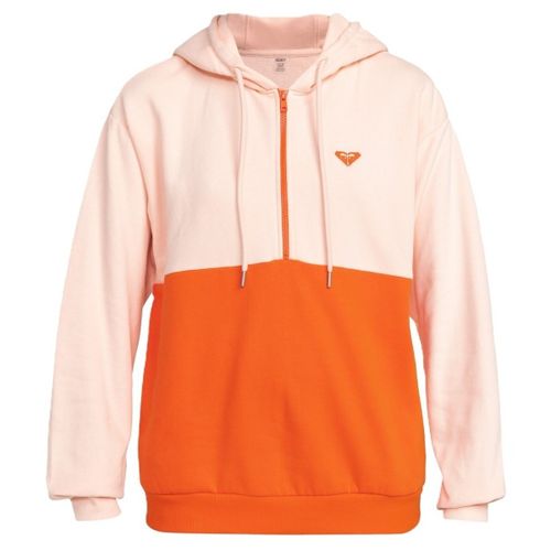 Sweatshirts à capuche - Sweat demi zip - rose et orange - Roxy - Modalova
