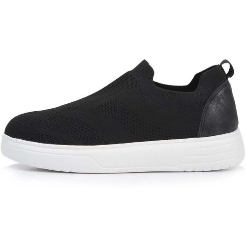Baskets Baskets slip-on talon plateforme Noir - Isotoner - Modalova