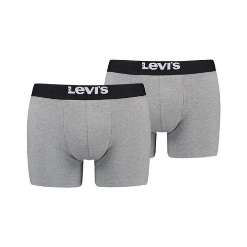 Caleçons Boxer LEVI'S® UNIS Middle Grey Melange (lot de 2) - Stichd - Modalova
