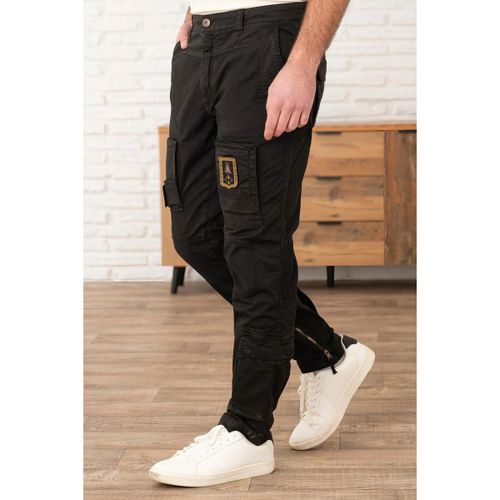 Pantalon PA1387CT1493 34380 BLACK WASHED - Aeronautica Militare - Modalova