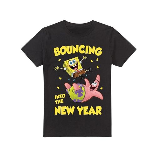T-shirt Bouncing Into The New Year - Spongebob Squarepants - Modalova