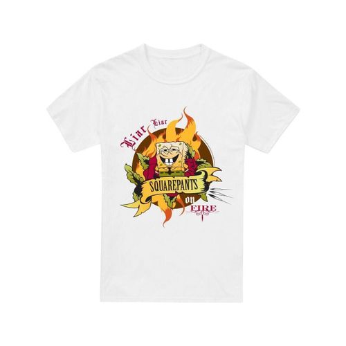 T-shirt Liar Liar Pants On Fire - Spongebob Squarepants - Modalova
