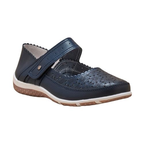 Ballerines Babies patte scratch cuir ajouré - Pediconfort - Modalova