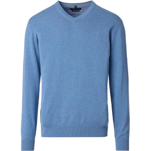 Sweatshirts Pull Col-V Bleu - Casamoda - Modalova
