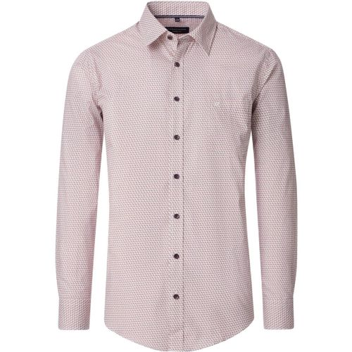 Chemise Chemise Impression Squared Circle Rouge - Casamoda - Modalova