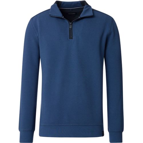 Sweatshirts Pull Demi-Zip Dark Indigo - Casamoda - Modalova