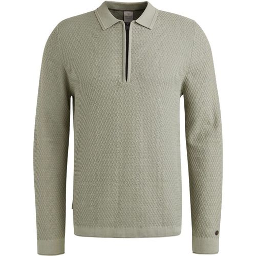 Sweatshirts Polo Manches Longues Demi-Zip Structure Vert Clair - Cast Iron - Modalova