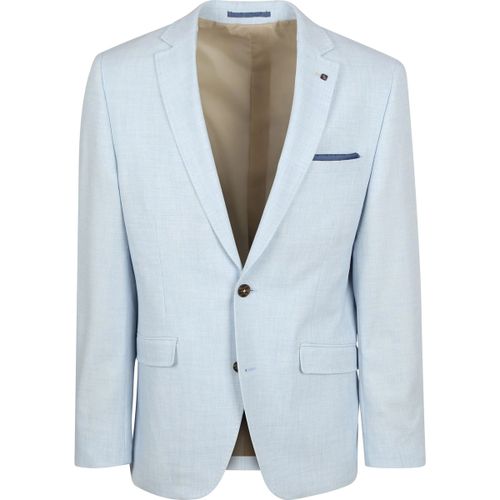 Veste Adapté Colbert Heleen Mélange Bleu Clair - Suitable - Modalova
