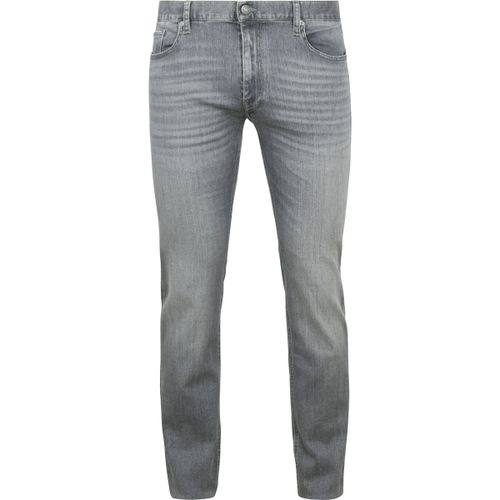 Pantalon Denim Slim Double Flex Gris - Alberto - Modalova