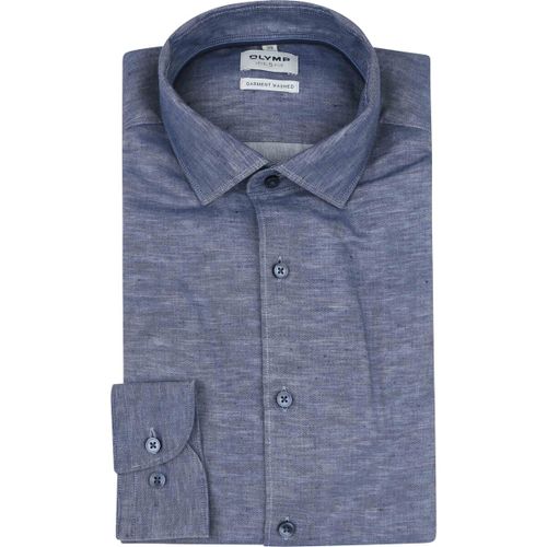 Chemise Level 5 Chemise Blend Lin Bleu - Olymp - Modalova