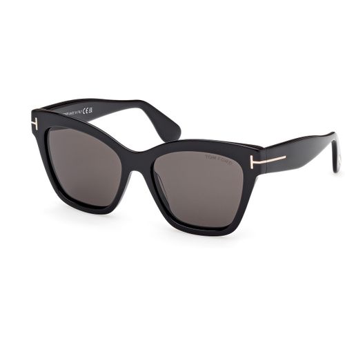 Lunettes de soleil FT1217 ELVIRA Lunettes de soleil, Noir/Fumée, 55 mm - Tom Ford - Modalova