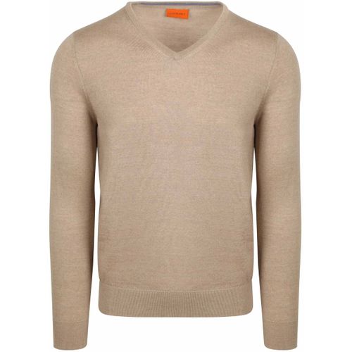 Sweatshirts Merino Pull Col V Beige - Suitable - Modalova