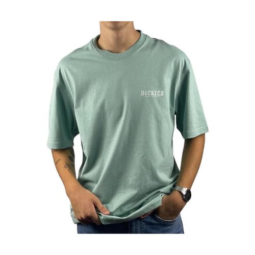 T-shirt Dickies Script Blue Surf - Dickies - Modalova