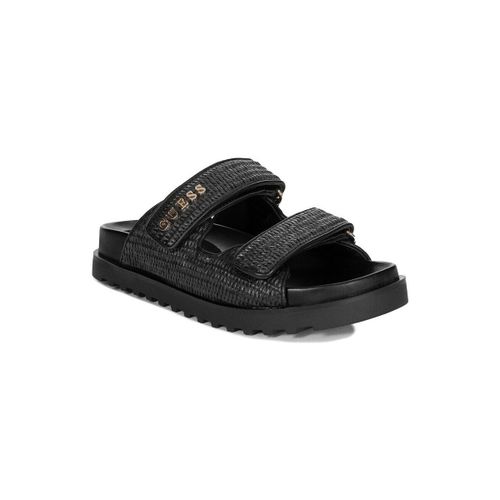 Sandales plates FLJFDEFAP19BLACK - Guess - Modalova