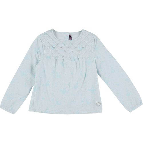 Blouses Blouse velours blanc bleu - Sergent Major - Modalova