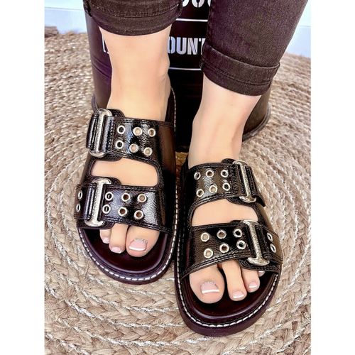 Sandales plates - Mules AGENT Noir - Steve Madden - Modalova