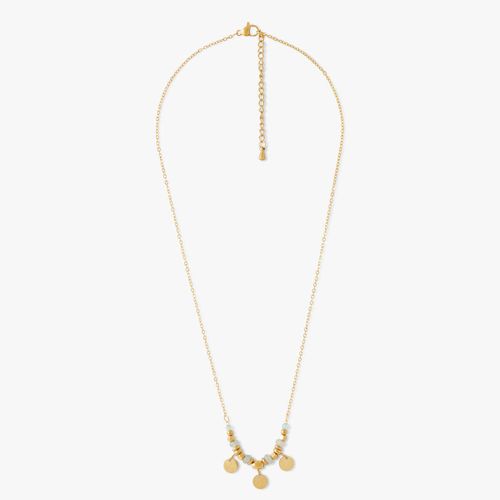 Collier Collier disques et perles Acier - Lollipops - Modalova