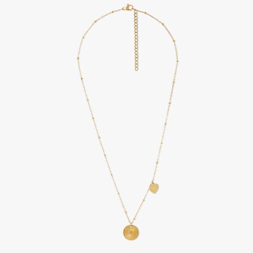 Collier Collier double cœur Acier - Lollipops - Modalova