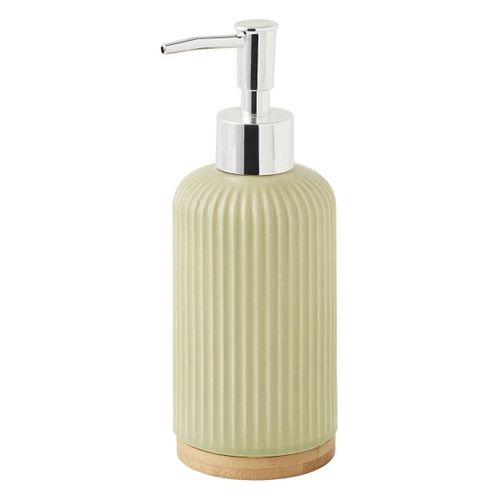 Accessoires beaute Distributeur de savon strié en céramique - Guy Levasseur - Modalova