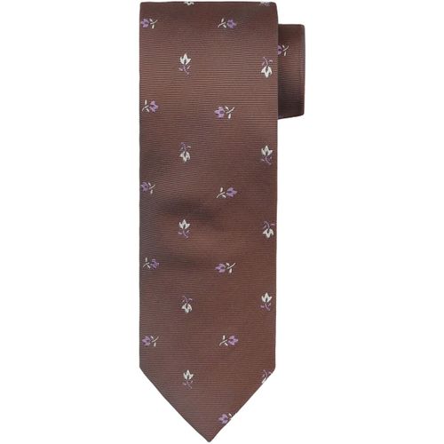 Cravates et accessoires Cravate Marron Fleurs - Suitable - Modalova