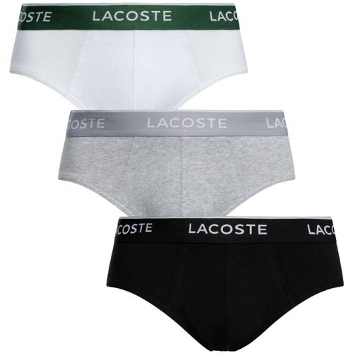Slips Lot de 3 culottes extensibles en coton - Lacoste - Modalova