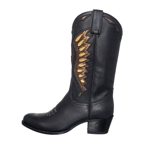 Bottes Santiags Debora Ref 64714 Noir - Sendra boots - Modalova