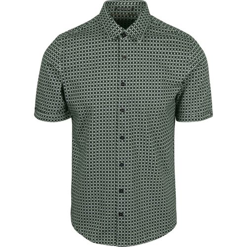 Chemise Short Sleeve Chemise Jersey Impression Vert Mousse - No Excess - Modalova