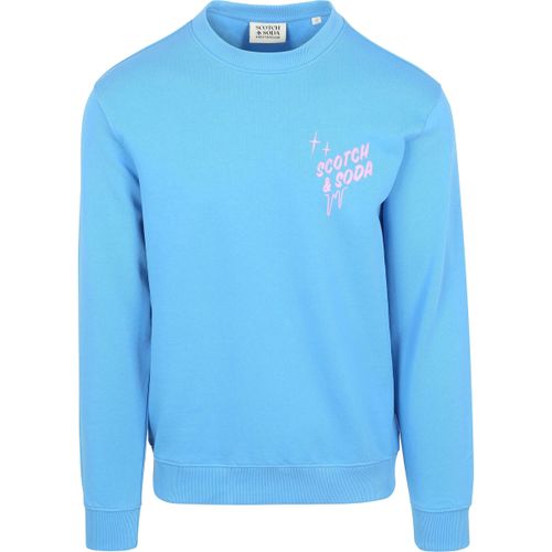Sweatshirts Pull Impression Bleu - Scotch & Soda - Modalova